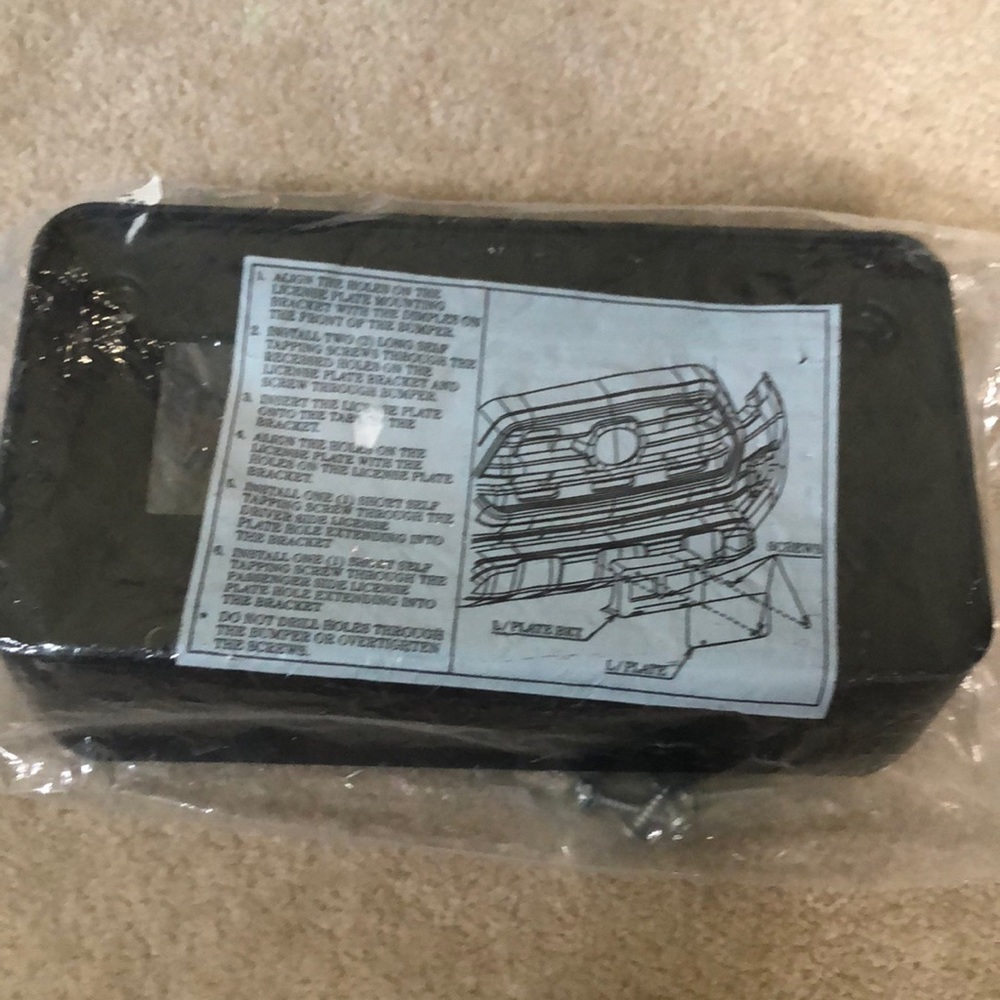 2016-2021 tacoma front plate